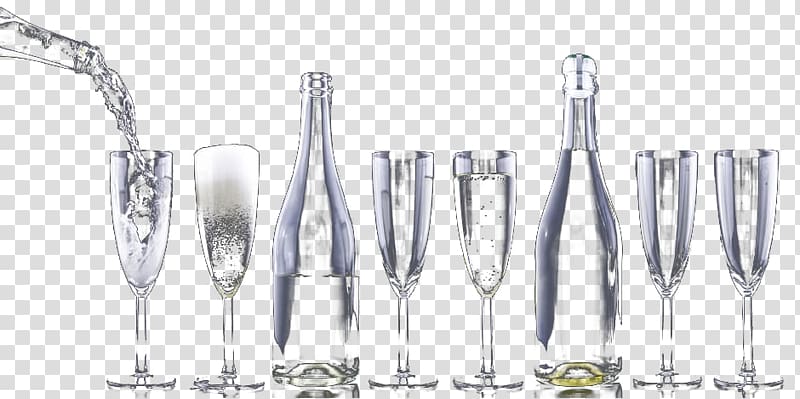 Wine glass Champagne glass, Glass shape transparent background PNG clipart
