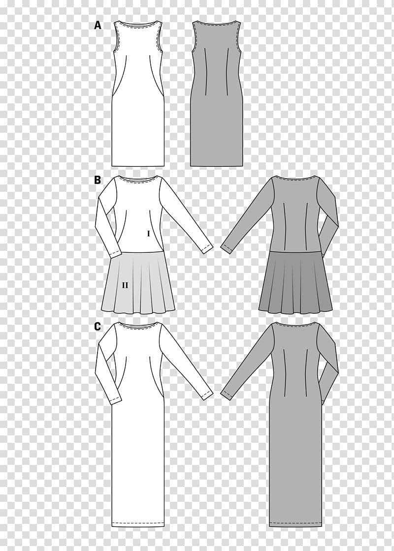 Dress Burda Style Jersey Simplicity Pattern Pattern, dress transparent background PNG clipart