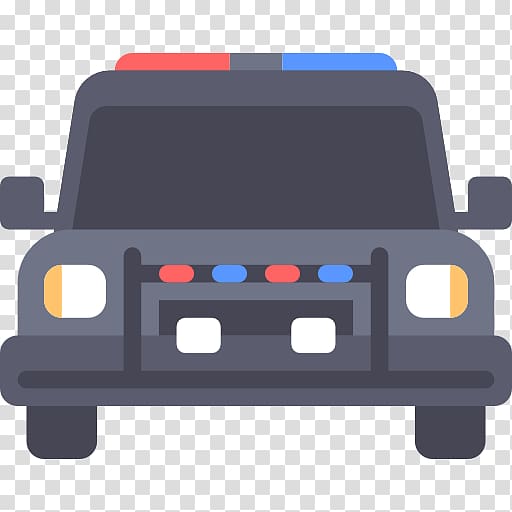 Police car Icon, A police car transparent background PNG clipart