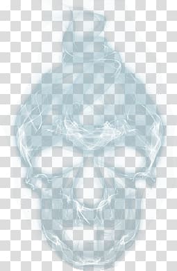 smoke skull transparent background PNG clipart