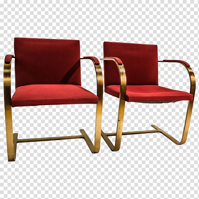 Brno chair Barcelona chair Villa Tugendhat Furniture, chair transparent background PNG clipart