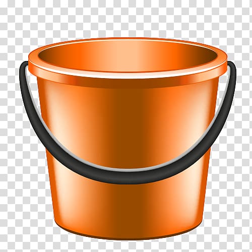 Cartoon Bucket, Cartoon bucket transparent background PNG clipart
