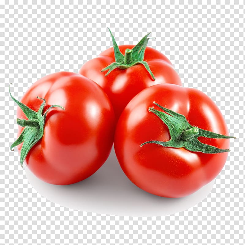 three tomato fruits, Cherry tomato Roma tomato San Marzano tomato Salad Beefsteak tomato, Water lily transparent background PNG clipart