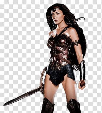 Gal Gadot As Wonder Woman, Wonder Woman Left transparent background PNG clipart