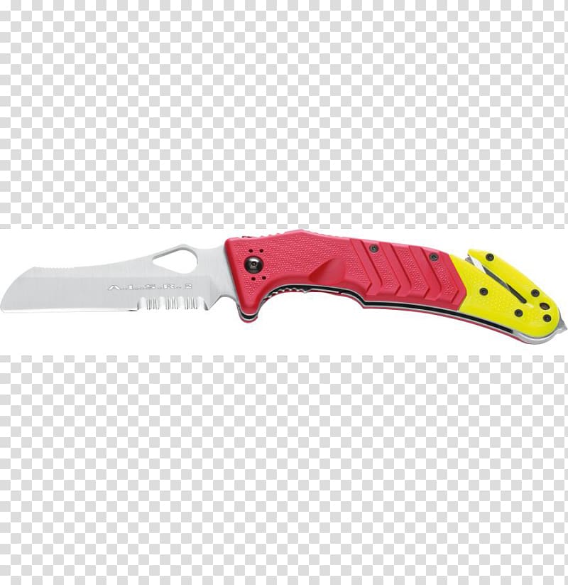 Utility Knives Knife Hunting & Survival Knives Serrated blade Firefighter, knife transparent background PNG clipart