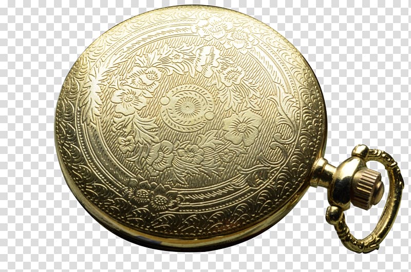 round gold-colored pocket watch, Pocket watch Designer, Vintage pocket watch transparent background PNG clipart