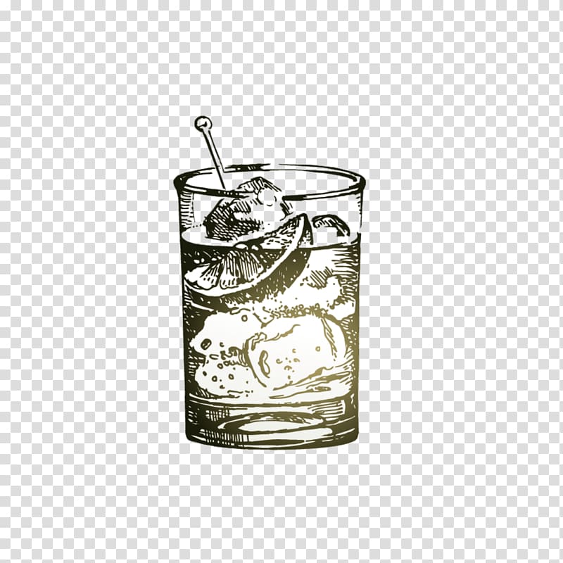 clear drinking glass , Gin and tonic Cocktail Martini Tonic water, cocktail transparent background PNG clipart