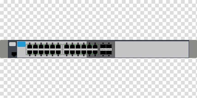 Network switch Ethernet Computer network KVM Switches Port, Computer transparent background PNG clipart