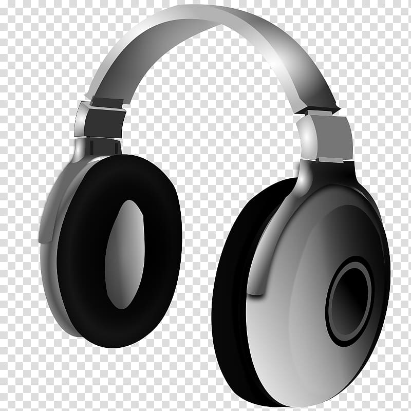 Microphone Headphones Headset , Black Headphones transparent background PNG clipart