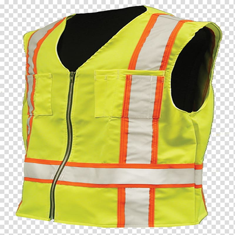 Gilets High-visibility clothing International Safety Equipment Association American National Standards Institute, sleeveless vest transparent background PNG clipart