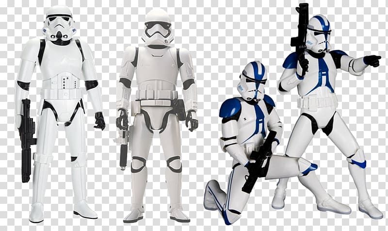 Clone trooper Stormtrooper Anakin Skywalker Figurine Boba Fett, others transparent background PNG clipart
