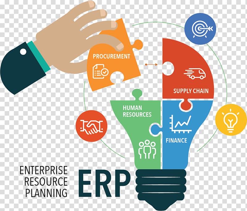 Enterprise resource planning Computer Software Management Business System, business elements transparent background PNG clipart