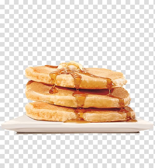 Whopper Pancake Breakfast Scrambled eggs Hash browns, pancake transparent background PNG clipart
