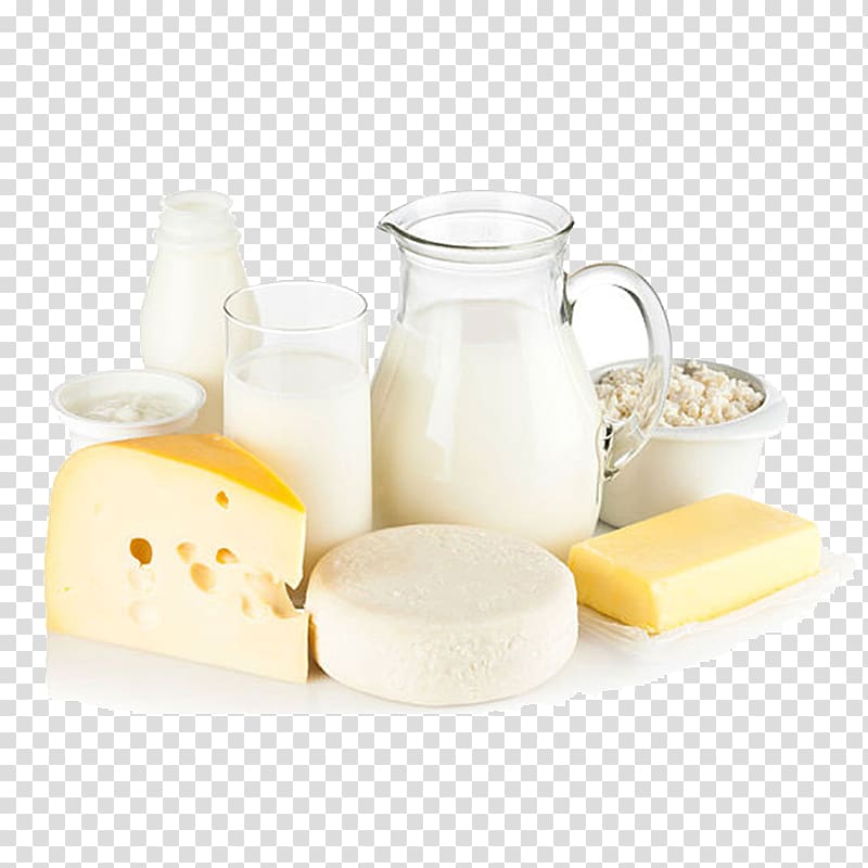Milk Vegetarian cuisine Dairy Products Cream, milk transparent background PNG clipart