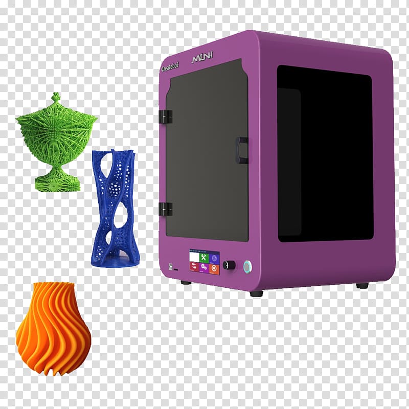 3D printing 3Doodler Printer 3D computer graphics, 3D,printer,Model Purple transparent background PNG clipart