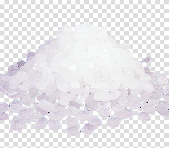 Fleur de sel Crystal Sodium chloride Lilac Salt, White rock sugar transparent background PNG clipart