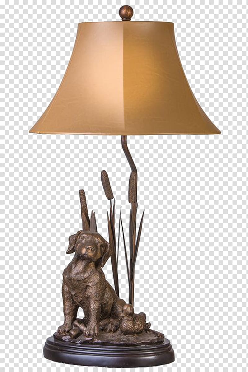 Labrador Retriever Lighting Light fixture Lamp, lamp stand transparent background PNG clipart