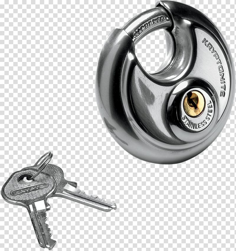 Kryptonite Lock Disc Lock Bicycle Lock Key Chain Lock Transparent