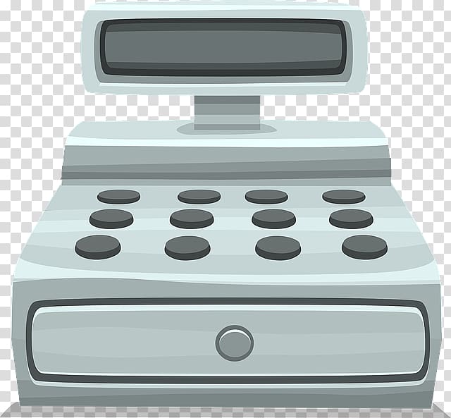 white cash register illustration, Cash Register transparent background PNG clipart