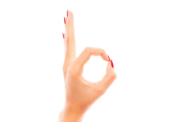OK Sign language Gesture Symbol, Hand Ok Icon transparent background PNG clipart