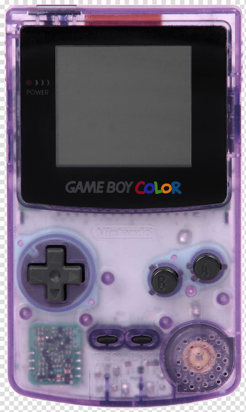 purple Game Boy Color, Game Boy Color Purple transparent background PNG clipart