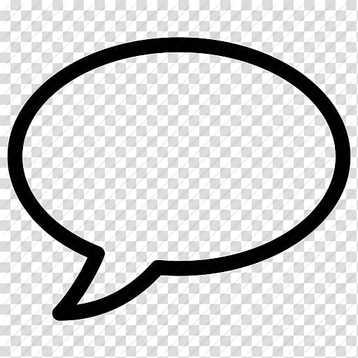 Speech balloon Computer Icons , Yes Outline transparent background PNG clipart