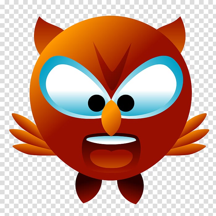 Owl Cartoon, Lovely little eagle transparent background PNG clipart