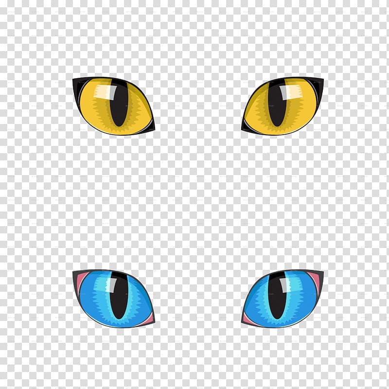animal eyes illustration, Cat\'s eye Cat\'s eye , eyes transparent background PNG clipart