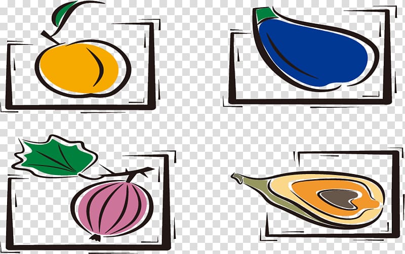 , Cute Apricot Papaya fruit material transparent background PNG clipart