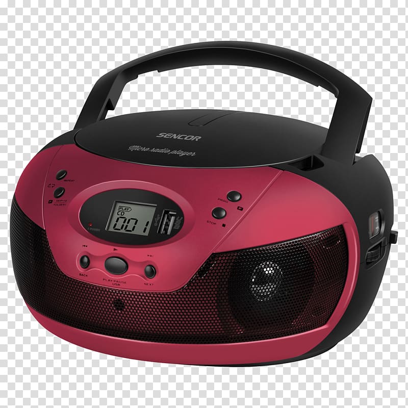 Radio CD player Compact disc CD-RW, radio transparent background PNG clipart