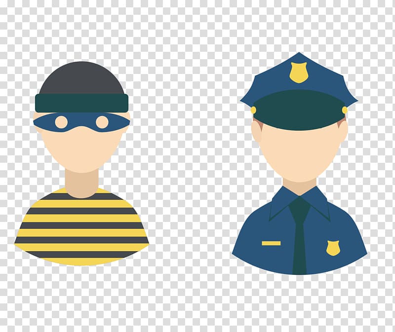 Police officer Computer file, Police and thief material transparent background PNG clipart