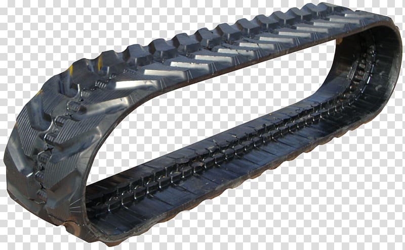 Natural rubber Compact excavator Continuous track Tread, excavator transparent background PNG clipart
