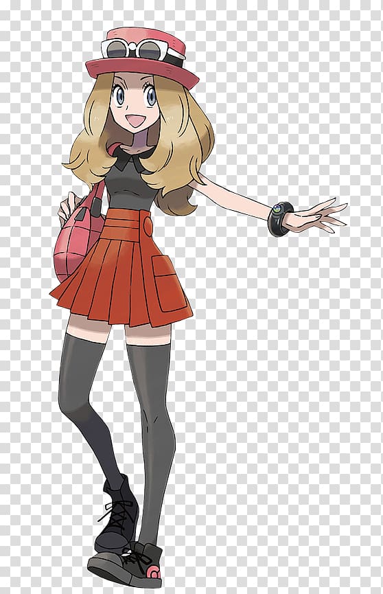 Pokémon X and Y Serena Ash Ketchum Pokémon Trainer, no money transparent background PNG clipart