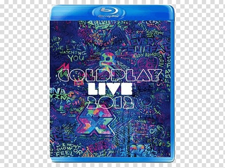 Blu-ray disc Coldplay Live 2012 Music Concert, coldplay transparent background PNG clipart