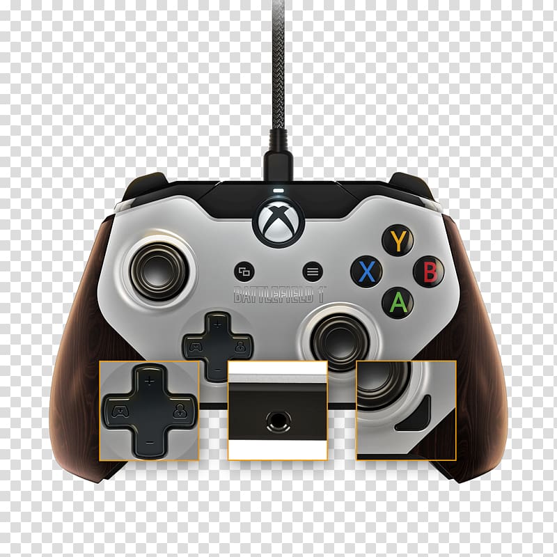 Battlefield 1 Xbox One controller Titanfall 2 Game Controllers, others transparent background PNG clipart