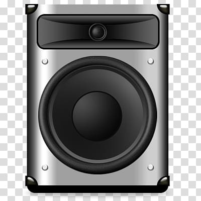 Audio speakers transparent background PNG clipart