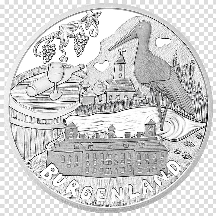 Burgenland 10 euro note Euro coins, Coin transparent background PNG clipart