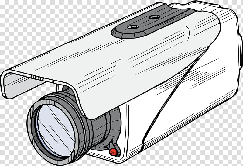 Closed-circuit television Wireless security camera , Camera Sketch transparent background PNG clipart