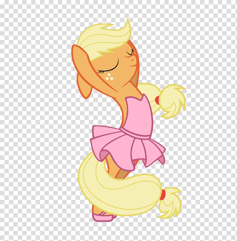 Applejack My Little Pony Rainbow Dash YouTube, ballerina transparent background PNG clipart