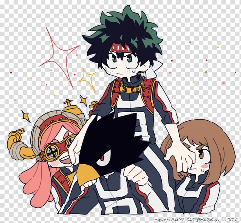 My Hero Academia Drawing Anime, Marvel chibi transparent background PNG clipart