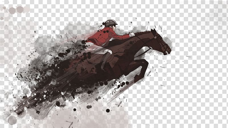 Horse Equestrian Poster Cartoon, Horsemanship transparent background PNG clipart