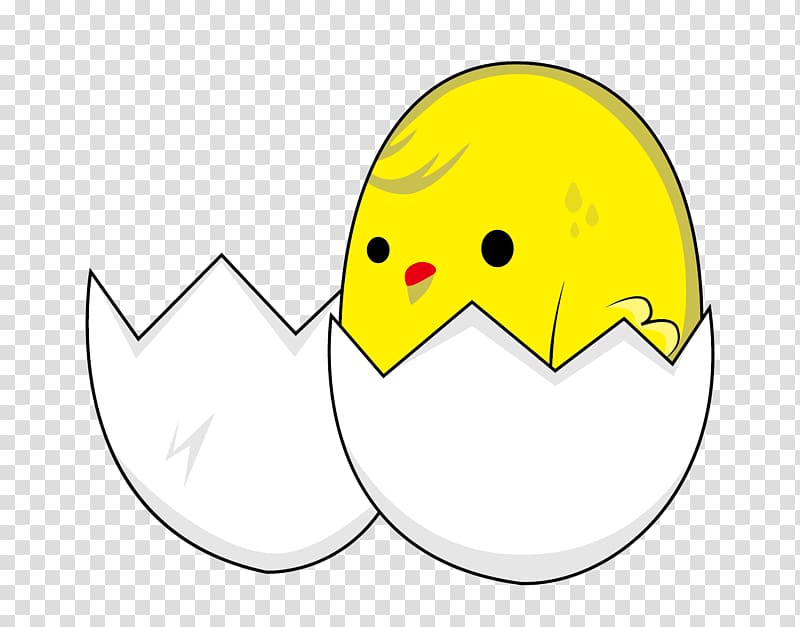 Ab ovo Chicken Balut Cartoon Eggshell, Cartoon Easter eggshell transparent background PNG clipart