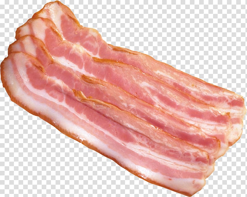 Bacon Sausage Full breakfast Flavor, Bacon transparent background PNG clipart