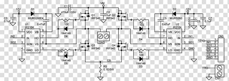H Bridge Motor Controller Electronic Circuit Wiring Diagram Circuit Diagram Driver Transparent
