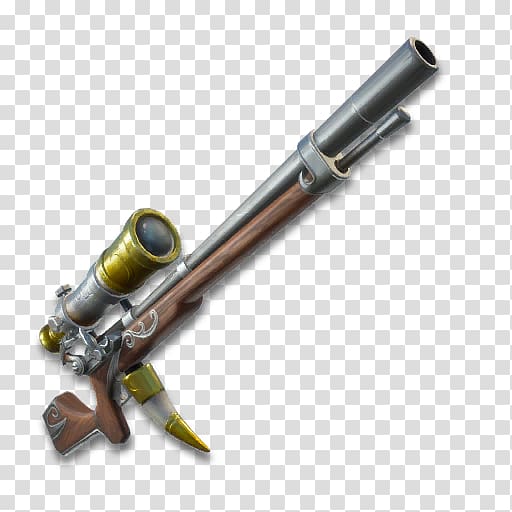 Fortnite Flintlock Weapon Rifle Musket, weapon transparent background PNG clipart