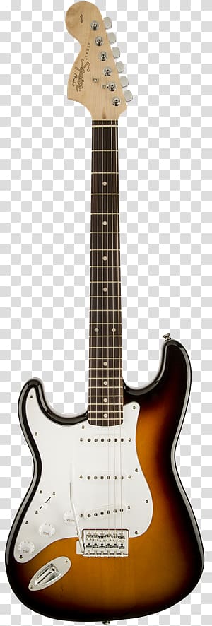 Fender Stratocaster Squier Deluxe Hot Rails Stratocaster Fender Bullet Fender Precision Bass, guitar transparent background PNG clipart