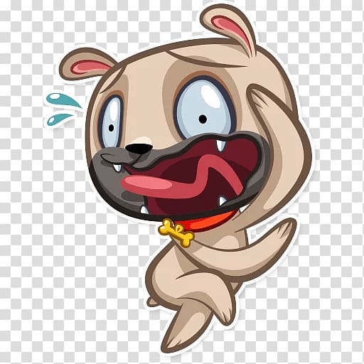 Pug Canidae Sticker Telegram , others transparent background PNG clipart