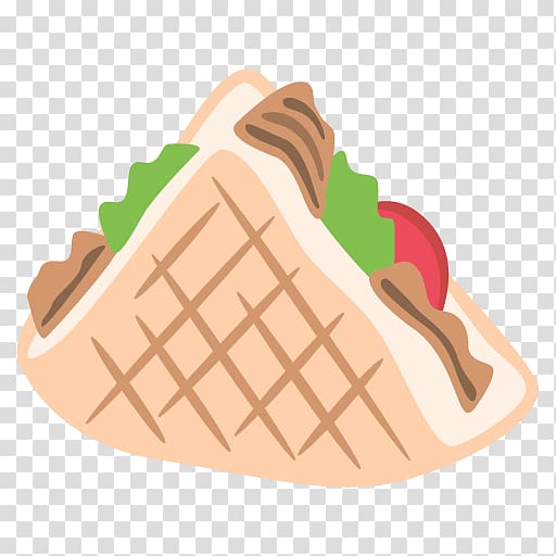 Doner kebab Emoji Stuffing Focaccia, kebab transparent background PNG clipart
