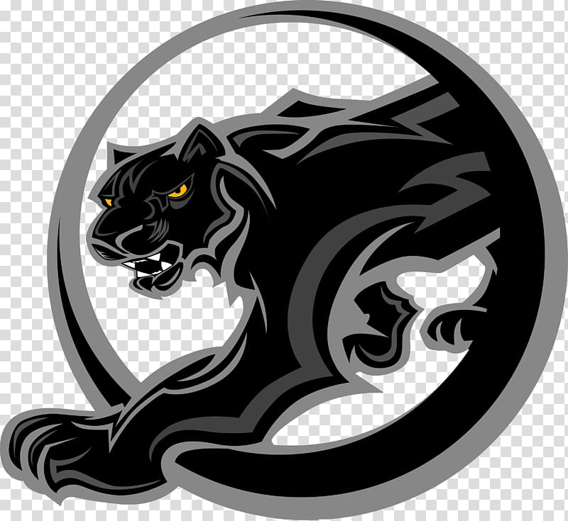 Black panther Panthera Cougar, panther transparent background PNG clipart