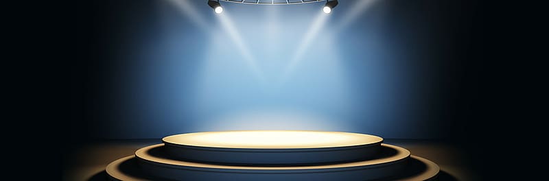 light shining podium poster background transparent background PNG clipart